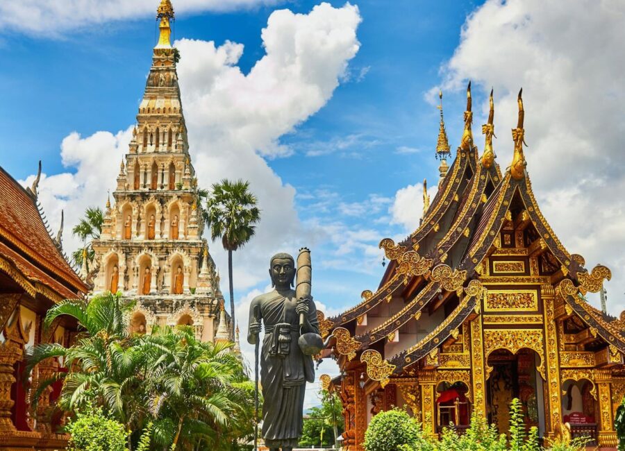 Editorial travel scene illustrating Best Cities for Digital Nomads in Southeast Asia